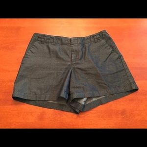 Denim look dressy shorts size 0